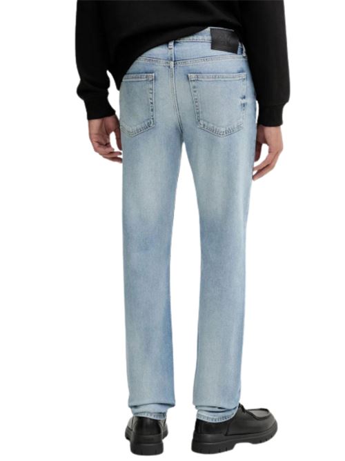 Jeans slim gamba dritta Calvin Klein | LV04RD900G35A